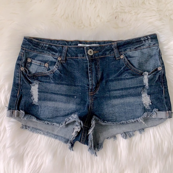 Highway Jeans Ripped Shorts Sz 9 